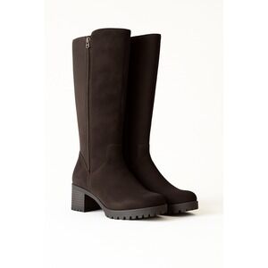 Jambu Doyle Waterproof‎ Knee-High Boots – Women's 10M (Brown Suede) Stretch Calf